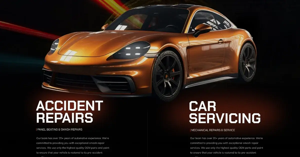 Street Elite Bodyworks website design